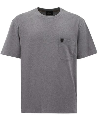 Brioni T-Shirts - Grey