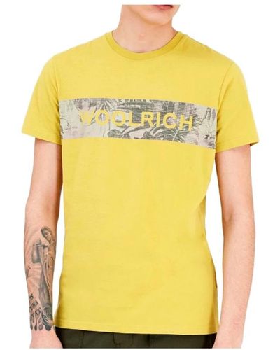 Woolrich T-Shirts - Yellow