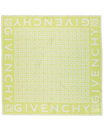 Givenchy Seidenschal quadrat 4g - Gelb