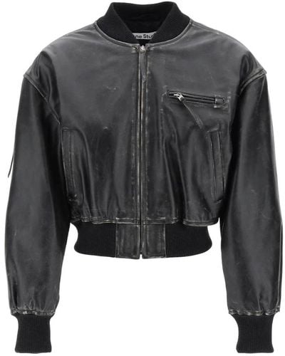 Acne Studios Bomber jackets - Negro