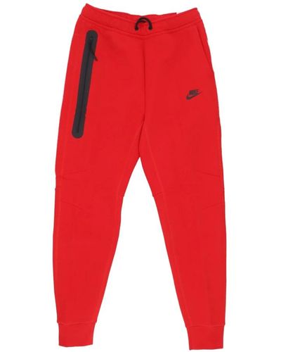Nike Leichte tech fleece jogger hose - Rot