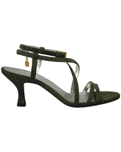 Ines De La Fressange Paris Shoes > sandals > high heel sandals - Vert