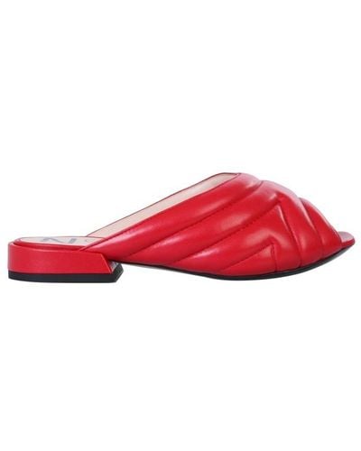 N°21 Slider sandals - Rojo