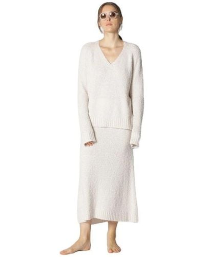 SMINFINITY Robes longues - Blanc