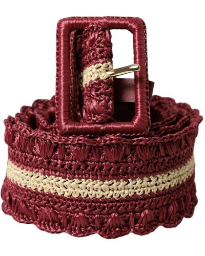 Dolce & Gabbana Accessories > belts - Rouge