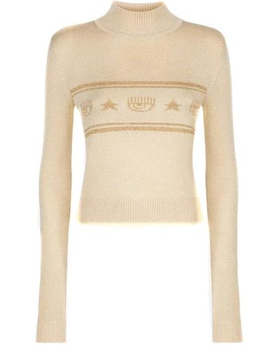 Chiara Ferragni Sweaters elegantes - Neutro