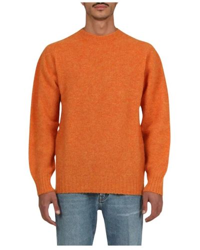 President's Round-Neck Knitwear - Orange