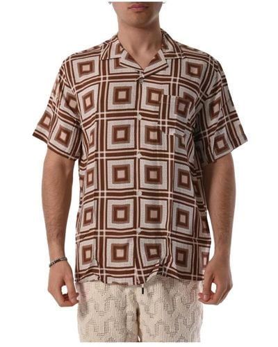 Oas Short Sleeve Shirts - Brown