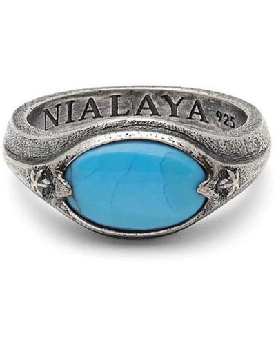Nialaya Rings - Blue