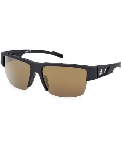 adidas Matte /brown sunglasses sp0076 - Schwarz