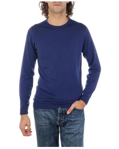 John Smedley Sweatshirts & hoodies > sweatshirts - Bleu