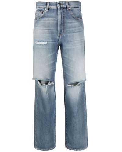 Love Moschino Straight Jeans - Blue