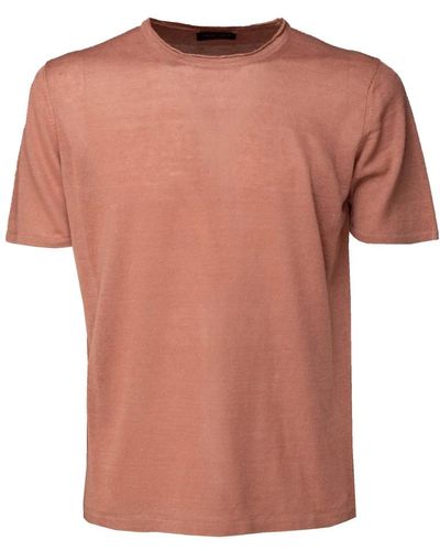 Roberto Collina T-Shirts - Orange