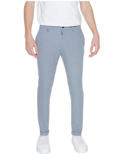 Antony Morato Trousers > slim-fit trousers - Bleu