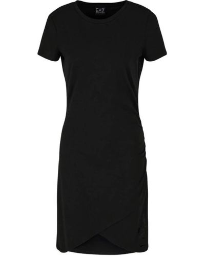 EA7 Short Dresses - Black
