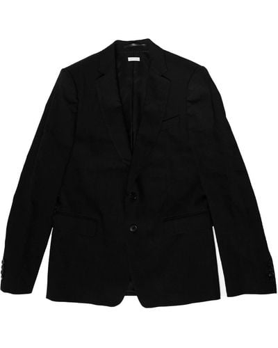 Dries Van Noten Single Breasted Suits - Black