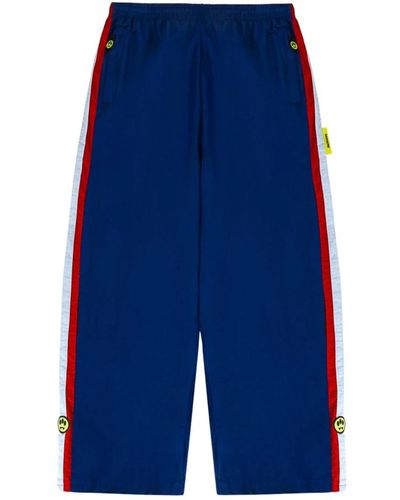 Barrow Pantalones de nylon con logo y cordón ajustable personalizado - Azul