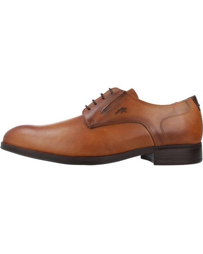 Fluchos Laced shoes,business shoes - Braun