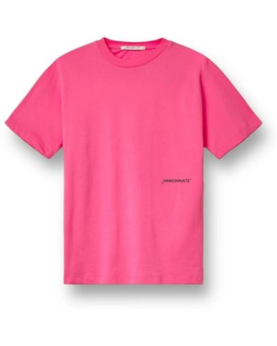 hinnominate Jersey t-shirt mit frontdruck - Pink