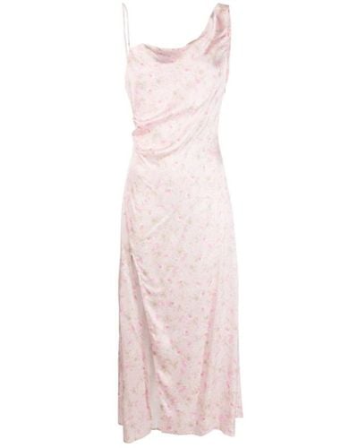 For Love & Lemons Midi Dresses - Pink