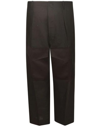Setchu Trousers > straight trousers - Gris