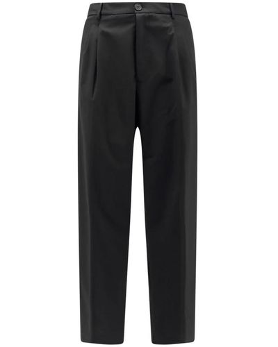 Amaranto Trousers > suit trousers - Noir