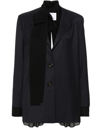 Erika Cavallini Semi Couture Blazers - Black