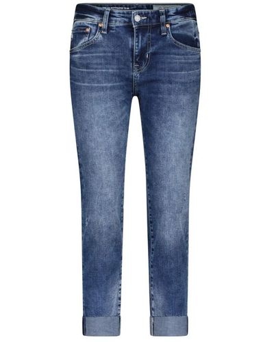 AG Jeans Cropped Jeans - Blue