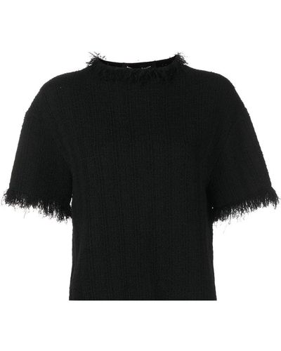 Proenza Schouler Round-Neck Knitwear - Black