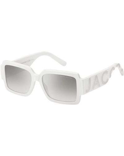 Marc Jacobs Sophisticatede und retro sonnenbrillenkollektion - Weiß