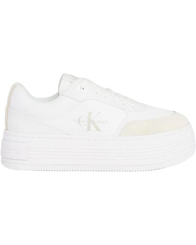 Calvin Klein Bright -creamy sneakers - Weiß