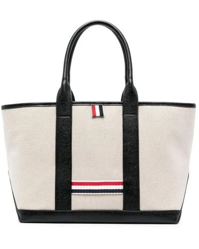 Thom Browne Tote Bags - Black