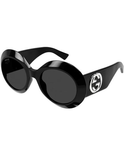 Gucci Gafas de sol negras/grises - Negro