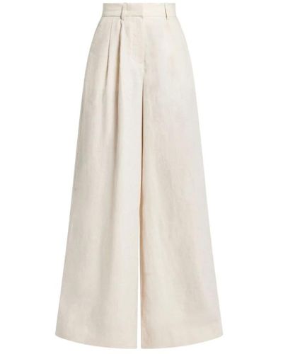 STAUD Trousers > wide trousers - Blanc