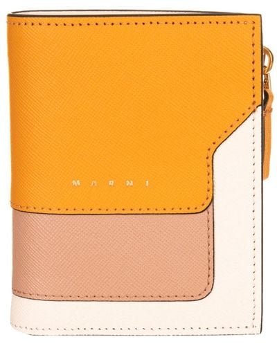 Marni Billfold w/zip purse - Arancione
