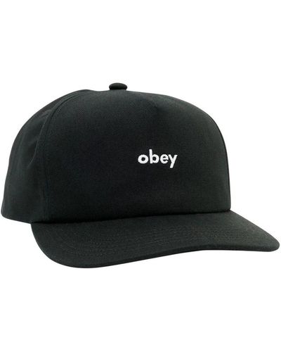 Obey Chapeaux bonnets et casquettes - Noir