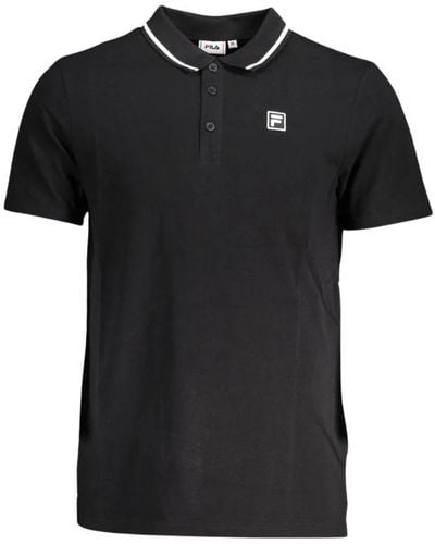 Fila Polo Shirts - Black