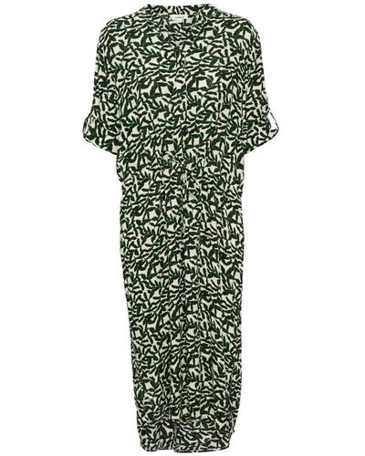 Soaked In Luxury Maxi Dresses - Green