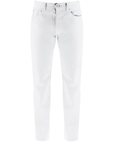 Maison Margiela Jeans > slim-fit jeans - Blanc