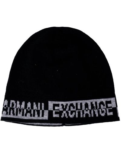 Armani Exchange Beanies - Black