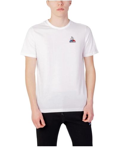 Le Coq Sportif T-Shirts - White