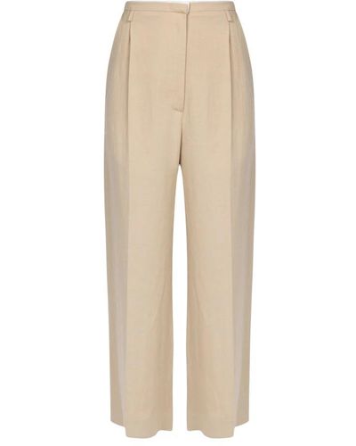 Tela Cropped Trousers - Natural