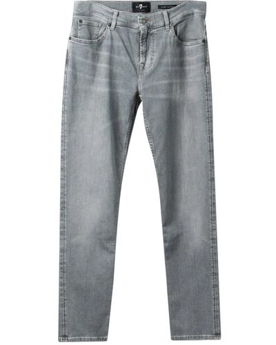 7 For All Mankind Slimmy tapered fit jeans - Grau