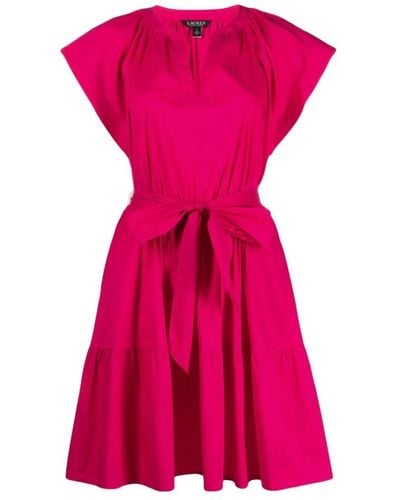 Ralph Lauren Midi dresses - Pink
