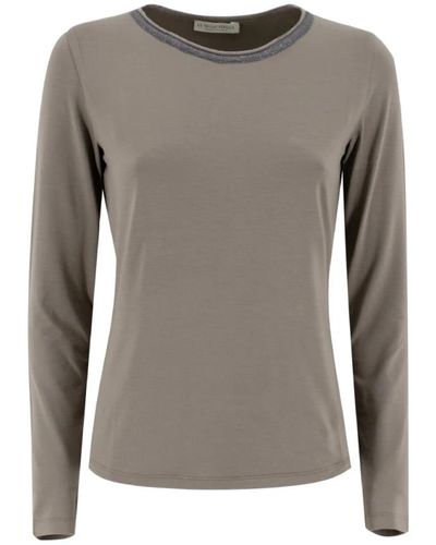 Le Tricot Perugia Knitwear > round-neck knitwear - Gris