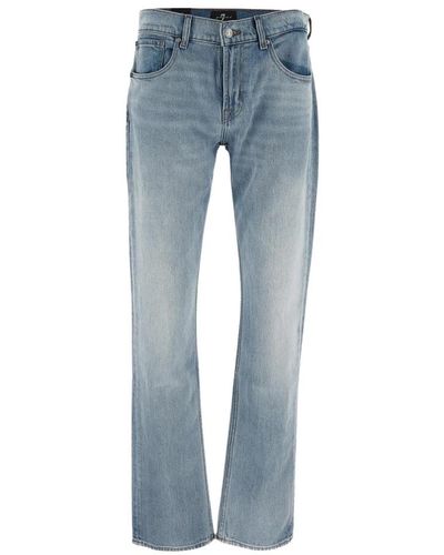 7 For All Mankind Baumwoll straight leg jeans 7 for all kind - Blau