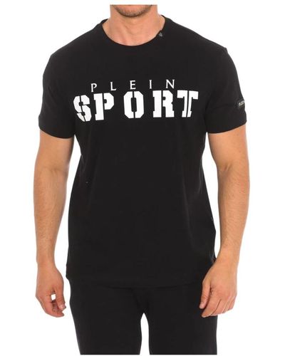 Philipp Plein T-shirt mit kurzem ärmel und claw-print,t-shirt mit kurzen ärmeln und claw-print,kurzarm t-shirt mit markendruck - Schwarz