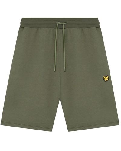 Lyle & Scott Fleece-shorts für männer - Grün