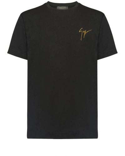 Giuseppe Zanotti T-Shirts - Black