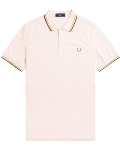 Fred Perry Camicia twin tipped - Rosa